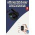 Smart Watch with Heart Rate Monitor and Gift Bracelet and Bluetooth Headset with Digital Display Multiple Charging Ports