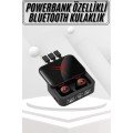 Wireless Bluetooth Headset Powerbank Featured HD Microphone with Indicator Wireless Bluetooth Headset Powerbank Featured HD Microphone with Indicator