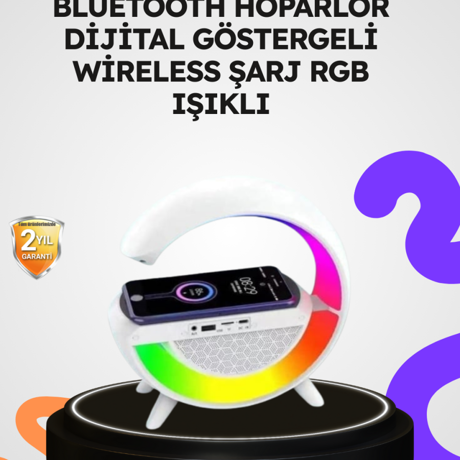 2025 New Series 15W Wireless Charging LED Atmosphere Lamp