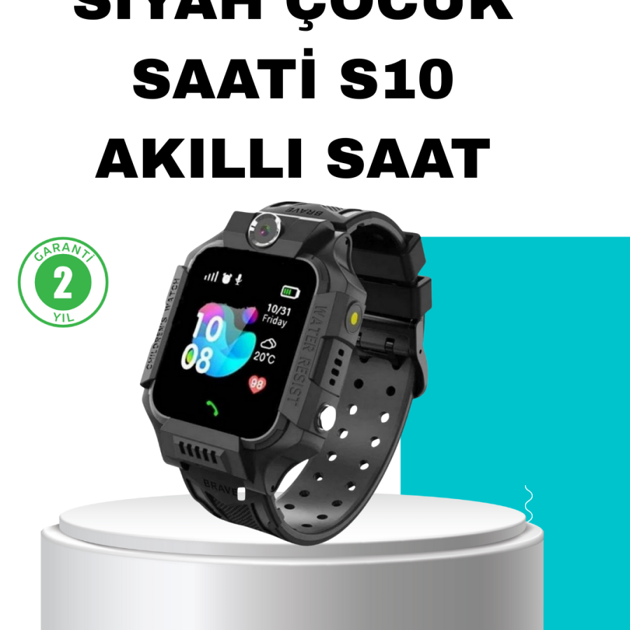 S10 Black Smart Children s Watch with Location Tracking and Security S10 Black Smart Children s Watch with Location Tracking and Security