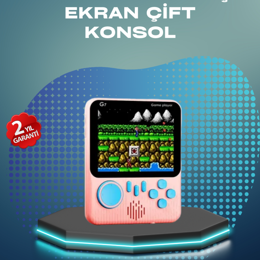 Portable Retro Game Console with 666 Games with 3.5 Inch LCD Screen