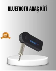 Bluetooth AUX Car Kit Hands-free Music Player with Built-in Microphone