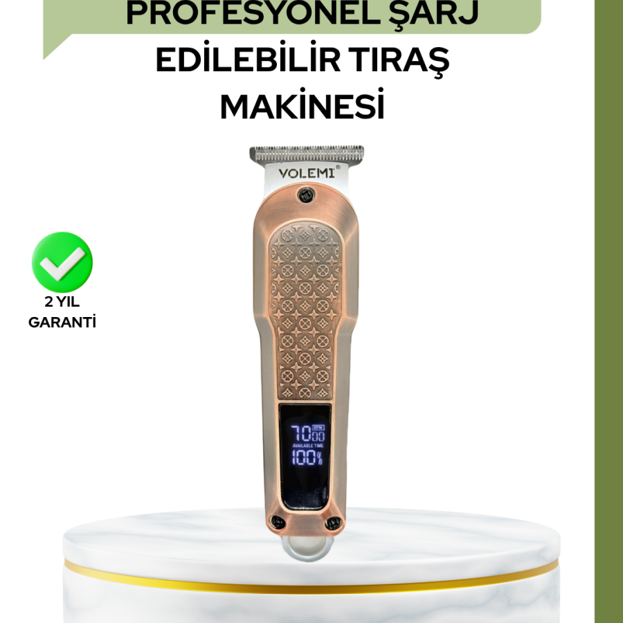 Professional 7000RPM Hair Clipper – Type-C Rechargeable, LCD Display, 4-Level Setting Professional 7000RPM Hair Clipper – Type-C Rechargeable, LCD Display, 4-Level Setting