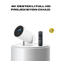 Full HD Projector with 4K Support – 130 inch Wide Screen, WiFi and HDMI Connection Full HD Projector with 4K Support – 130 inch Wide Screen, WiFi and HDMI Connection