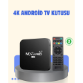 4K Android TV Box – 2GB RAM 16GB ROM, Smart Media Box with Fast Wi-Fi Connection