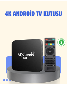 4K Android TV Box – 2GB RAM 16GB ROM, Smart Media Box with Fast Wi-Fi Connection
