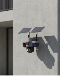 4G Wireless IP Security Camera with Dual Solar Panels 9MP and Motion Tracking
