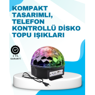 Colorful Desktop Disco Ball Light Show with Bluetooth Connection