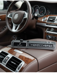In-Car LED Parking Phone Number Indicator Windshield Compatible with 2 Fragrance Gifts