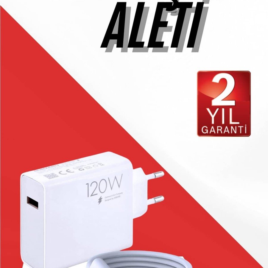 120W Charger Fast Dual Turbo Charger Set White 120W Charger Fast Dual Turbo Charger Set White