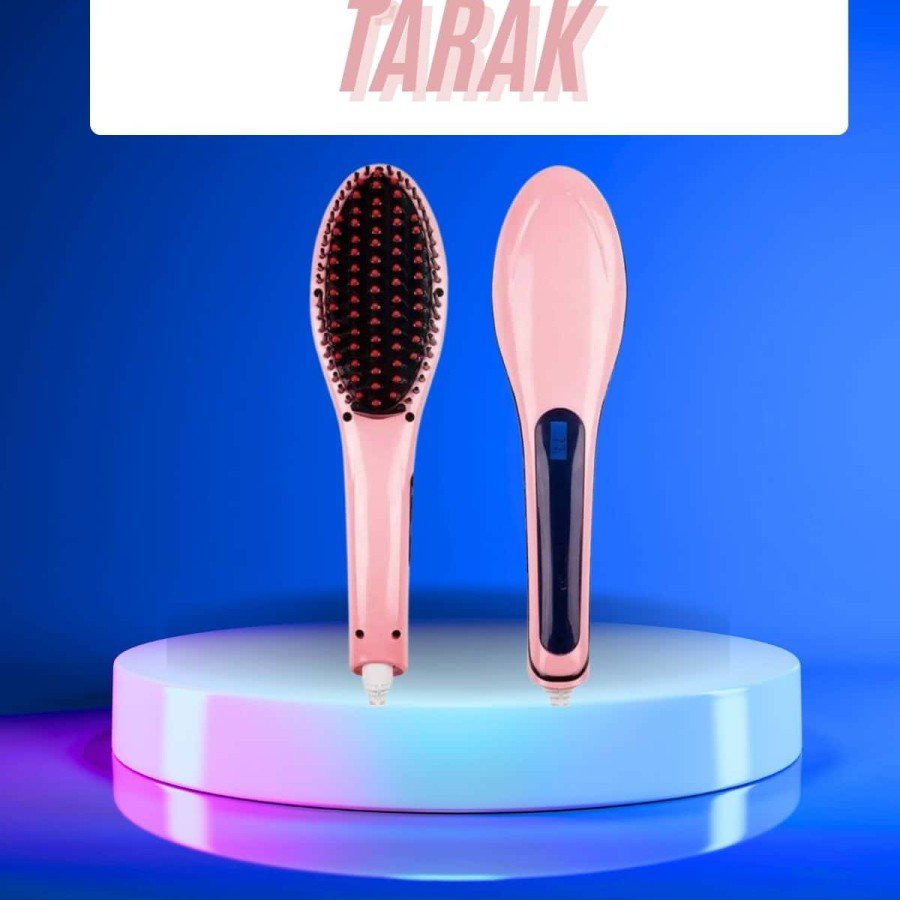 Hair Straightener Comb Ceramic Coating Close Tooth with Digital Indicator Hair Straightener Comb Ceramic Coating Close Tooth with Digital Indicator