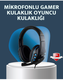 Wired Gaming Headset with Stereo Microphone – Comfortable and Clear Sound Transmission