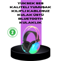 Wireless Bluetooth Headset with RGB Illumination
