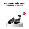 Bluetooth 5.4 Intercom and Alarm Disc Lock Set Strong Sound and Security