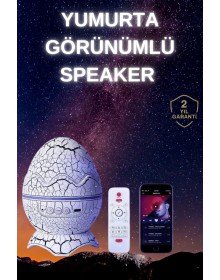 Egg Shaped Water Wave Bluetooth Speaker Lamp Colorful Rechargeable