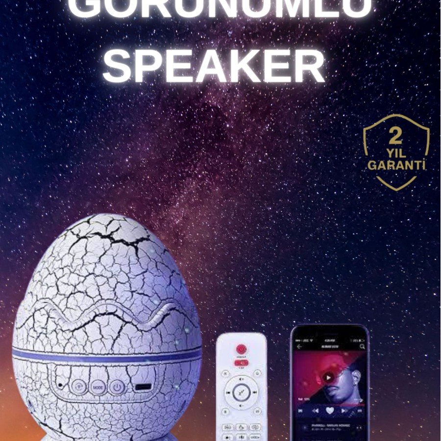 Egg Shaped Water Wave Bluetooth Speaker Lamp Colorful Rechargeable