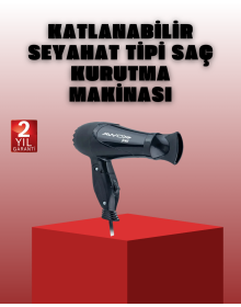 Foldable Hair Dryer Travel Type Portable Design