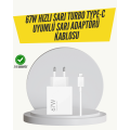 67W Turbo Fast Charging Adapter and Type-C Cable Safe Charging Technology