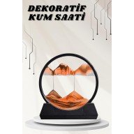 Decorative Sand Water Hourglass Round Stylish Sand Table Hourglass Shaped Sand Table