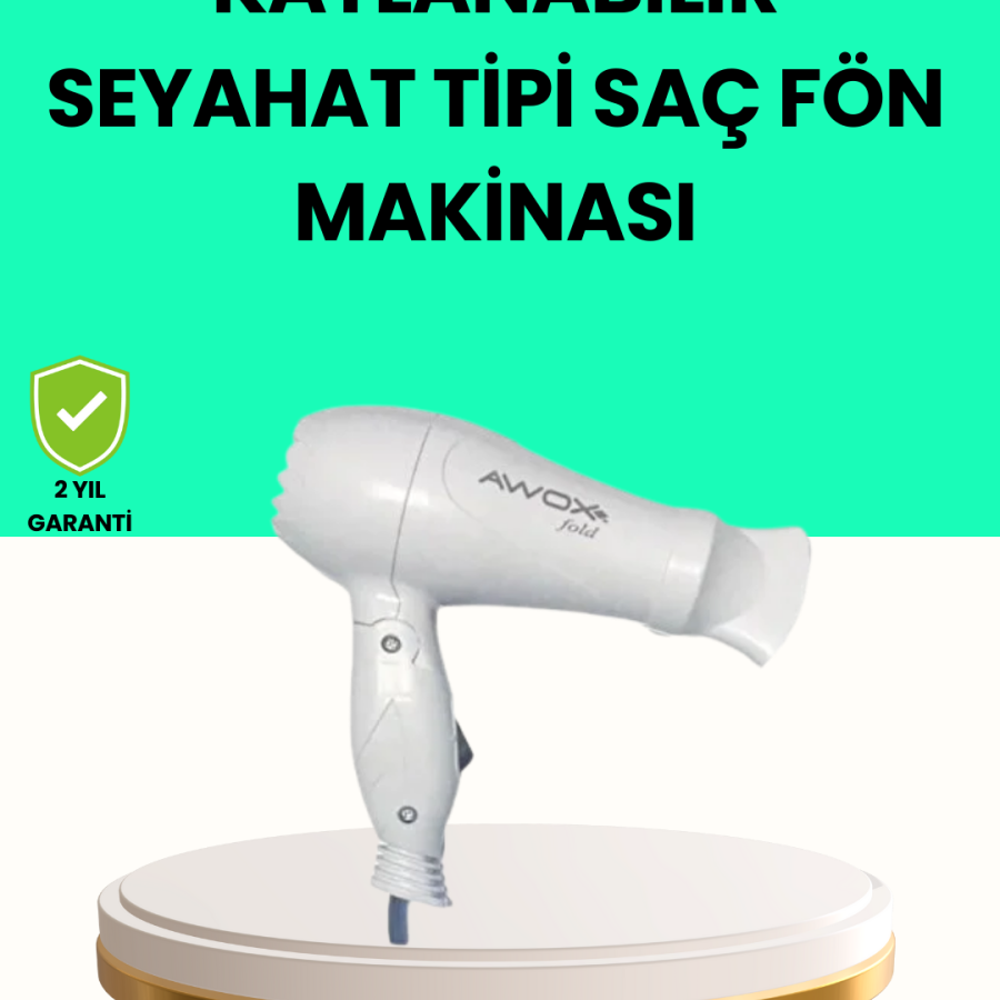 Foldable Travel Hair Dryer Dual Stage Adjustment Foldable Travel Hair Dryer Dual Stage Adjustment
