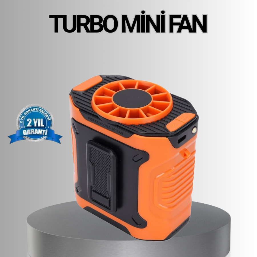Turbo Mini Portable Fan – 100-Level Digital Speed Control and Type-C Charging Turbo Mini Portable Fan – 100-Level Digital Speed Control and Type-C Charging