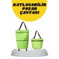 Foldable Wheeled Shopping Bag Practical and Detailed Market Trolley