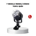 Colorful Disco Ball Sensitive to Music Rhythm – 7 Modes Lighted Party Lamp Colorful Disco Ball Sensitive to Music Rhythm – 7 Modes Lighted Party Lamp