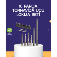 16 Piece Bits and Adapter Set Screwing Repair Maintenance Set