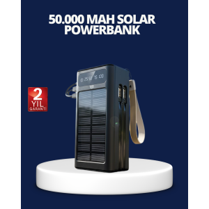 Solar Panel Powerbank LED Light Portable Charger