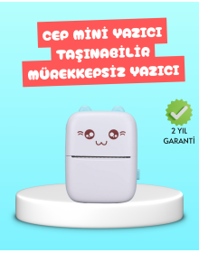 Mini Thermal Printer Wireless Portable Bluetooth Connected 200 DPI