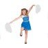 1 Pair (2 Pieces) White Color 23 April Show Pompom