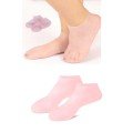 1 Pair Silicone Gel Heel Moisturizing Socks Foot Care Cracking Protective Cream Socks 1 Pair Silicone Gel Heel Moisturizing Socks Foot Care Cracking Protective Cream Socks