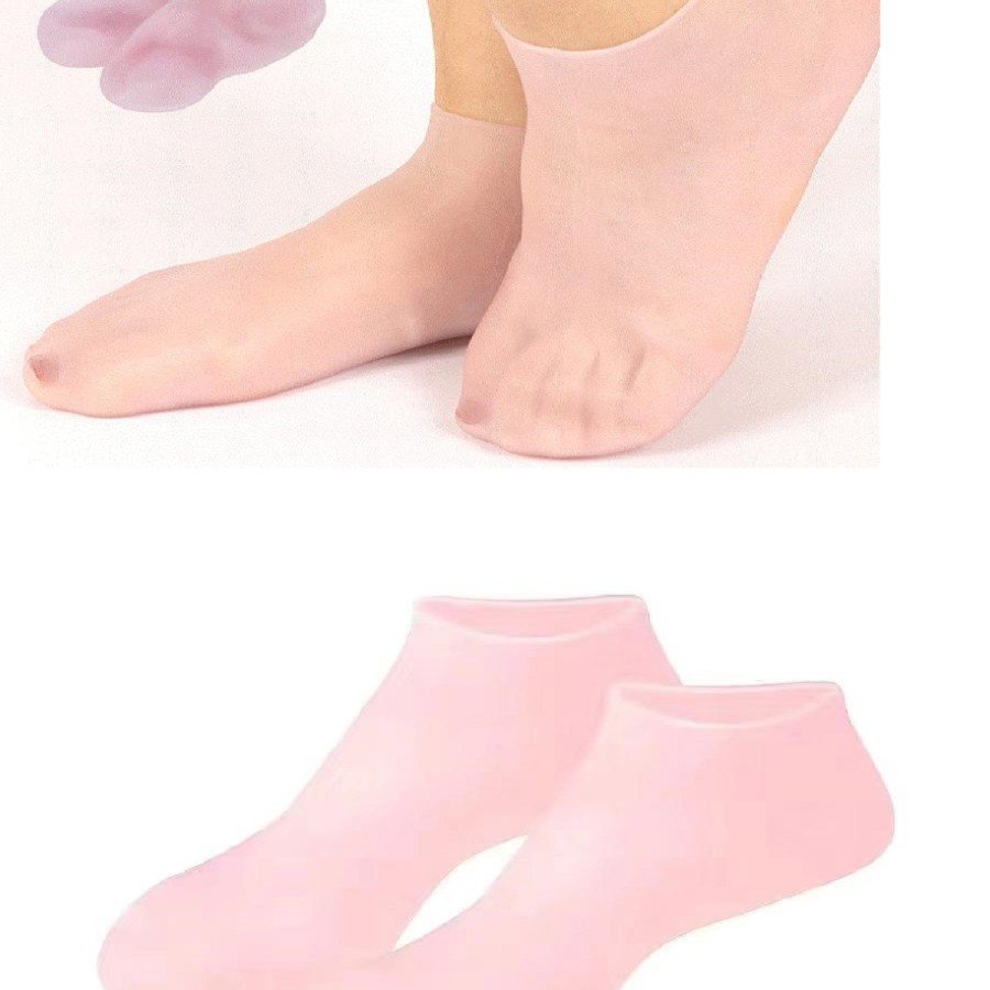 1 Pair Silicone Gel Heel Moisturizing Socks Foot Care Cracking Protective Cream Socks 1 Pair Silicone Gel Heel Moisturizing Socks Foot Care Cracking Protective Cream Socks