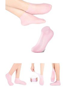 1 Pair Silicone Gel Heel Moisturizing Socks Foot Care Cracking Protective Cream Socks 1 Pair Silicone Gel Heel Moisturizing Socks Foot Care Cracking Protective Cream Socks