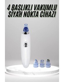 4 Head Battery Powered Vacuum Blackhead Cleaner Acne and Pimple Prevention