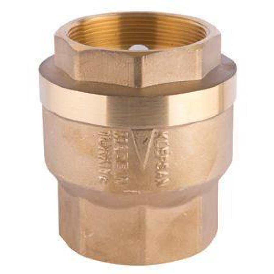 1 Vertical Check Valve Solid Brass 1 Vertical Check Valve Solid Brass