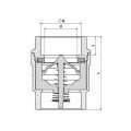 1 Vertical Check Valve Solid Brass 1 Vertical Check Valve Solid Brass