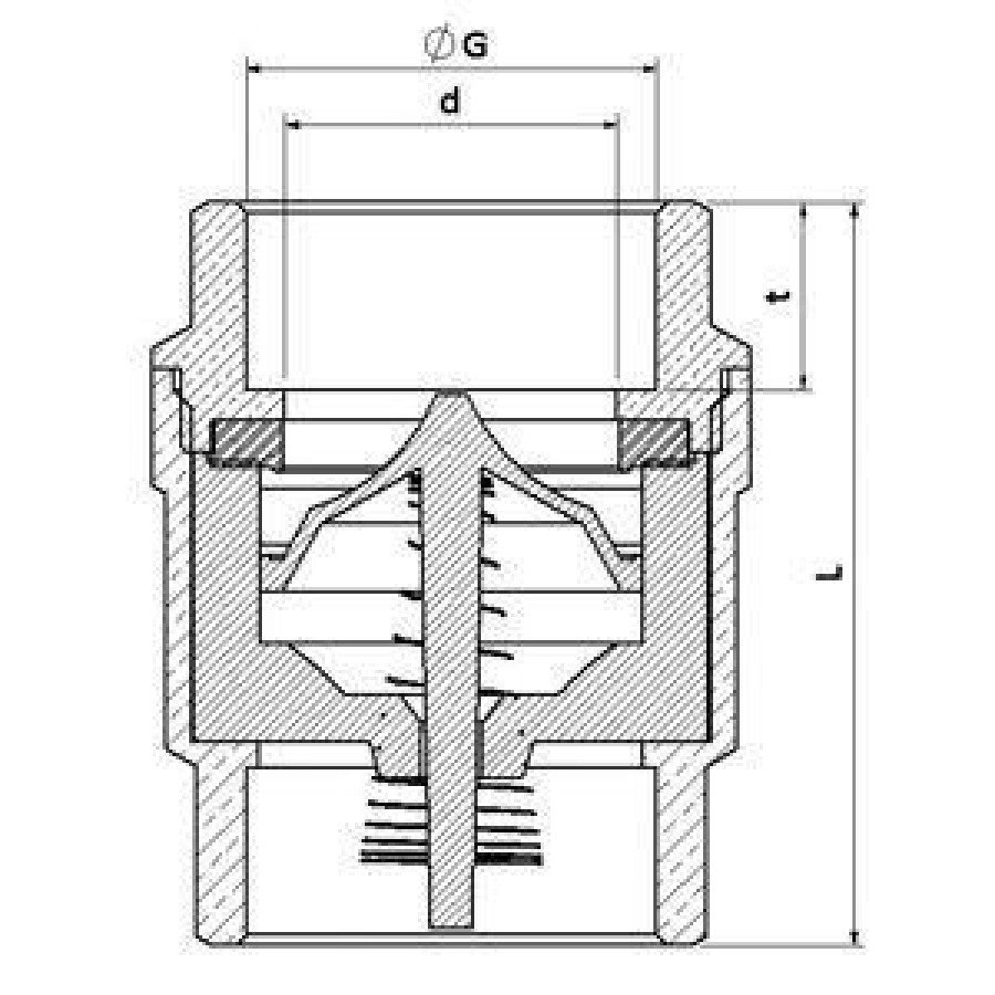 1 Vertical Check Valve Solid Brass 1 Vertical Check Valve Solid Brass