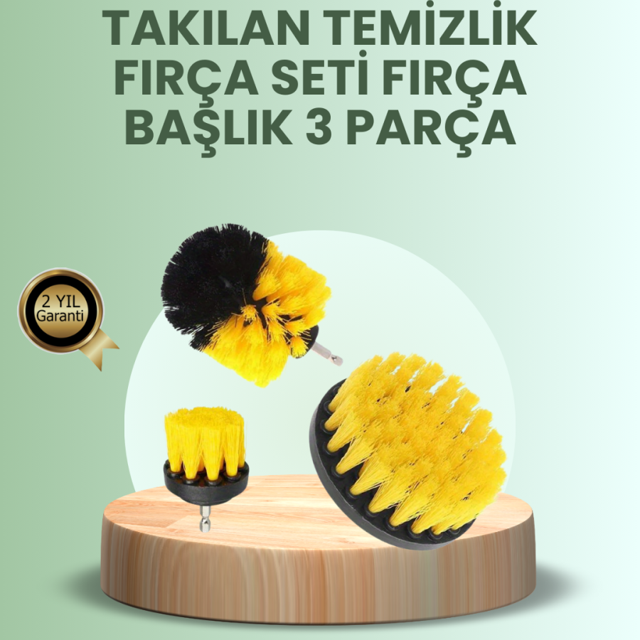Drill Bit Cleaning Brush Set of 3 for Bathroom and Kitchen