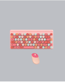 Bluetooth Keyboard and Mouse Combination – Compact, Long-Lasting with USB Receiver