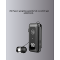Bluetooth Headset with Wraparound Cable and Collar Clip Bluetooth Headset with Wraparound Cable and Collar Clip