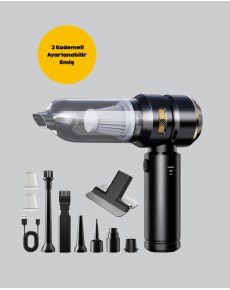 Compact and Ergonomic Hand Vacuum Cleaner for Deep Cleaning in the Vehicle Interior