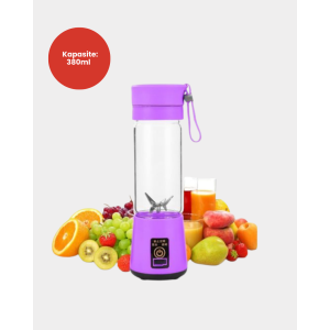 USB Rechargeable Portable Blender 380ml Mobile Smoothie Maker with Steel 304 Blades USB Rechargeable Portable Blender 380ml Mobile Smoothie Maker with Steel 304 Blades