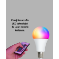 A Quality 2025 RGB LED Bulb 16 Color Lamp with Remote Control