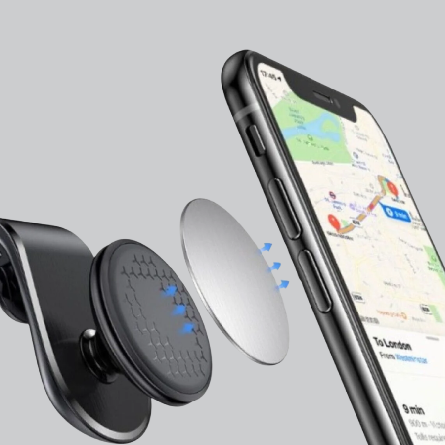 Strong Magnetic Car Phone Holder – Ideal for GPS Navigation