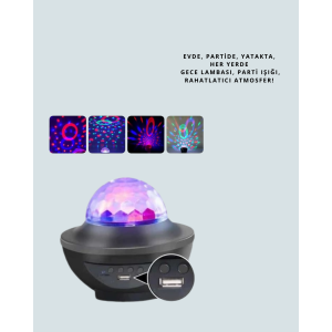 Star Lamp with 10 Color Combination + Breathing Light + 2 Hour Timer
