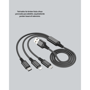3 in 1 Fast Charging Cable