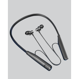 Wireless Bluetooth Headset with Neckband – Active Noise Cancellation, LCD Display Wireless Bluetooth Headset with Neckband – Active Noise Cancellation, LCD Display