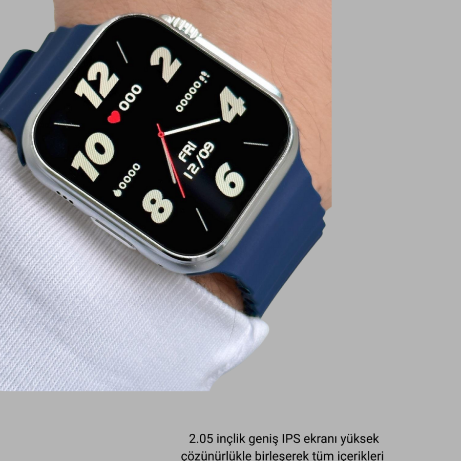 Ultra Smart Watch 420x480 IPS Screen Heart Beat