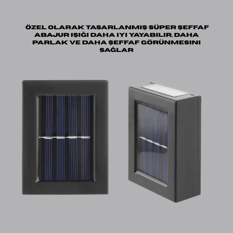 Wall Mounted Solar Light with Transparent Lampshade Wall Mounted Solar Light with Transparent Lampshade